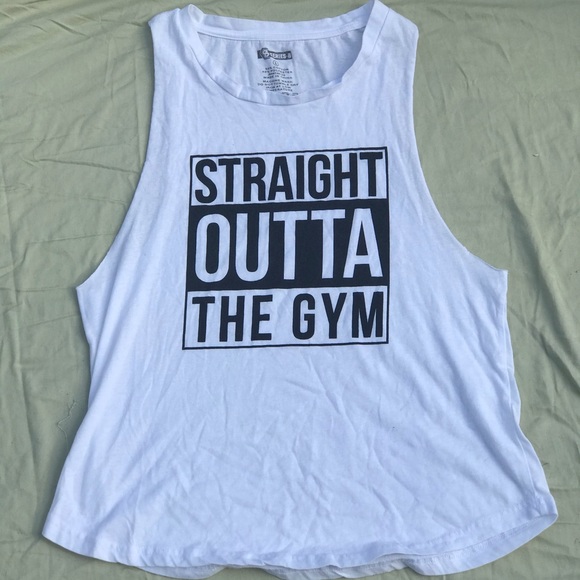 Tops - Athletic “Straight Outta the Gym” Fitness Top